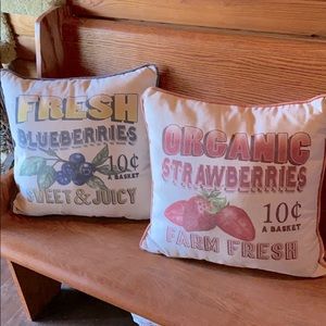 Farm House Throw Pillows set of 2